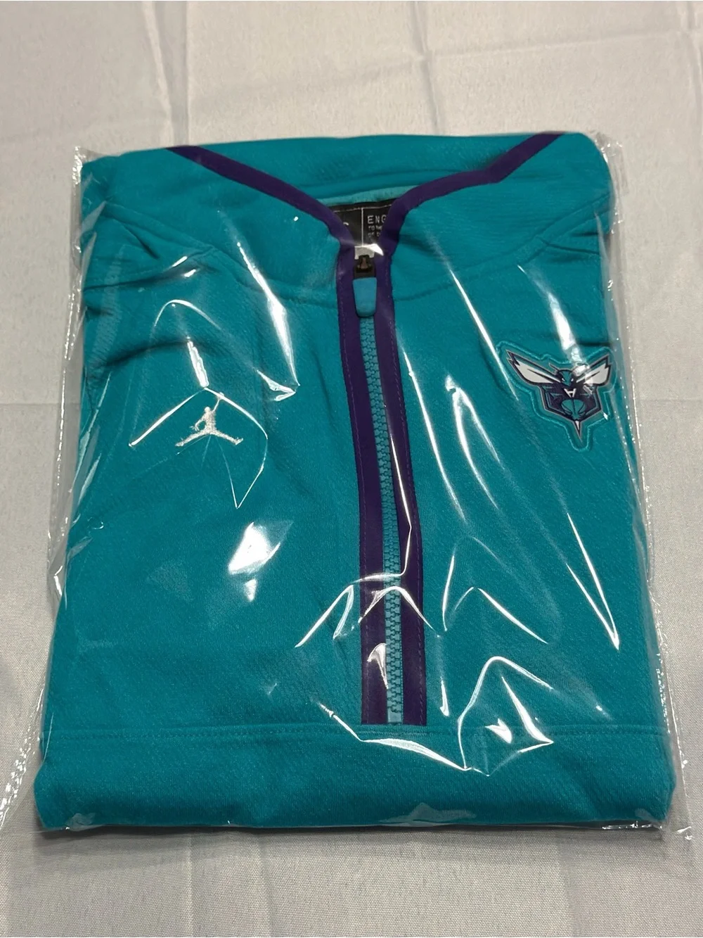 Jordan Charlotte Hornets 2023/24 Authentic Dri-FIT Half Zip Pullover Men’s S